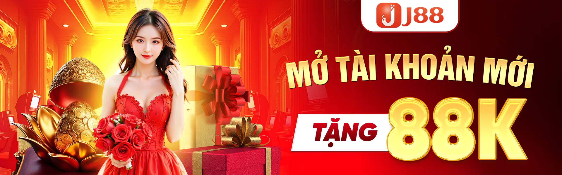 baner j88 mở tài khoản tặng 88k